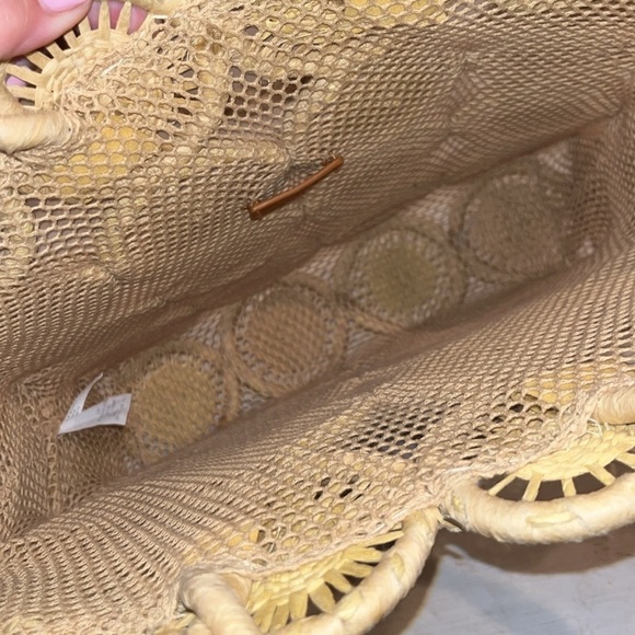 Madewell The Straw Catania Tote Bag in Desert Camel - Picture 3 of 6